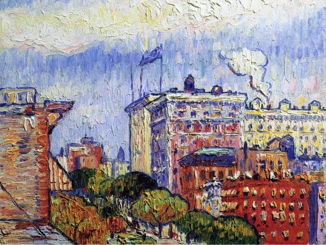 Cityscape, Edward Middleton Manigault